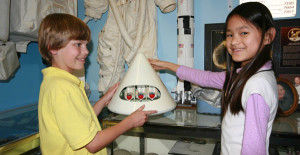 Children Visiting American Space Museum