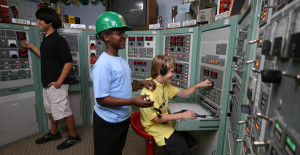 Education children in museum