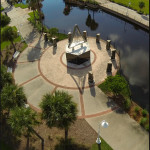 Space Shuttle Monument (Aerial View) - Space View Park - Titusville Florida