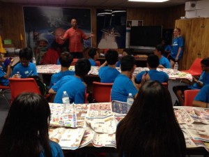 Students from Taiwan visit the museum
