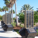Apollo Monument Name Pillars - Space View Park - Titusville Florida