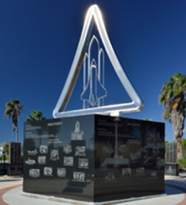 Shuttle Monument at Space View Park - Walk of Fame Museum Titusville