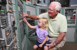 Visitors to the museum