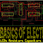 Illustrated Electronics Circuit Board
