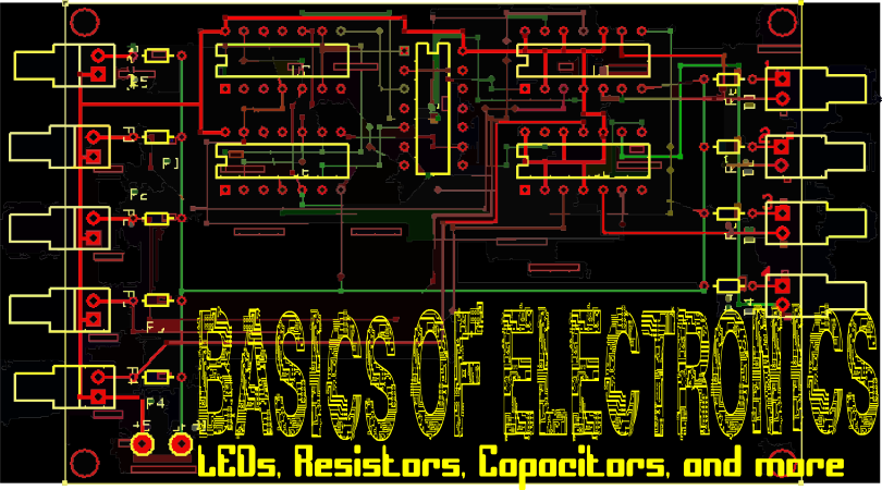 Illustrated Electronics Circuit Board
