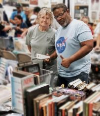 People at Space Memorabilia Show