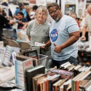 People at Space Memorabilia Show
