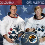 Astronauts Lousma & Schweickart Skylab Poster