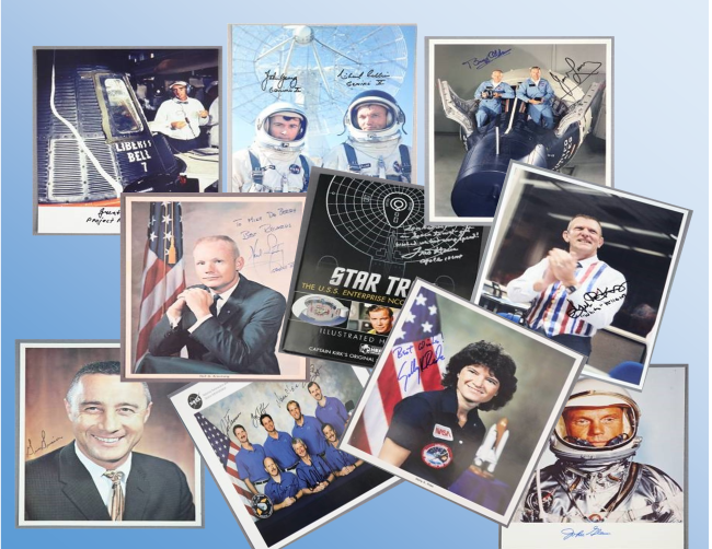 Astronaut Autographs Collage - Auction 30