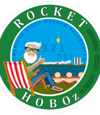 321 Day Logo with Rocket Hobo Ozzie Osband N4SCY