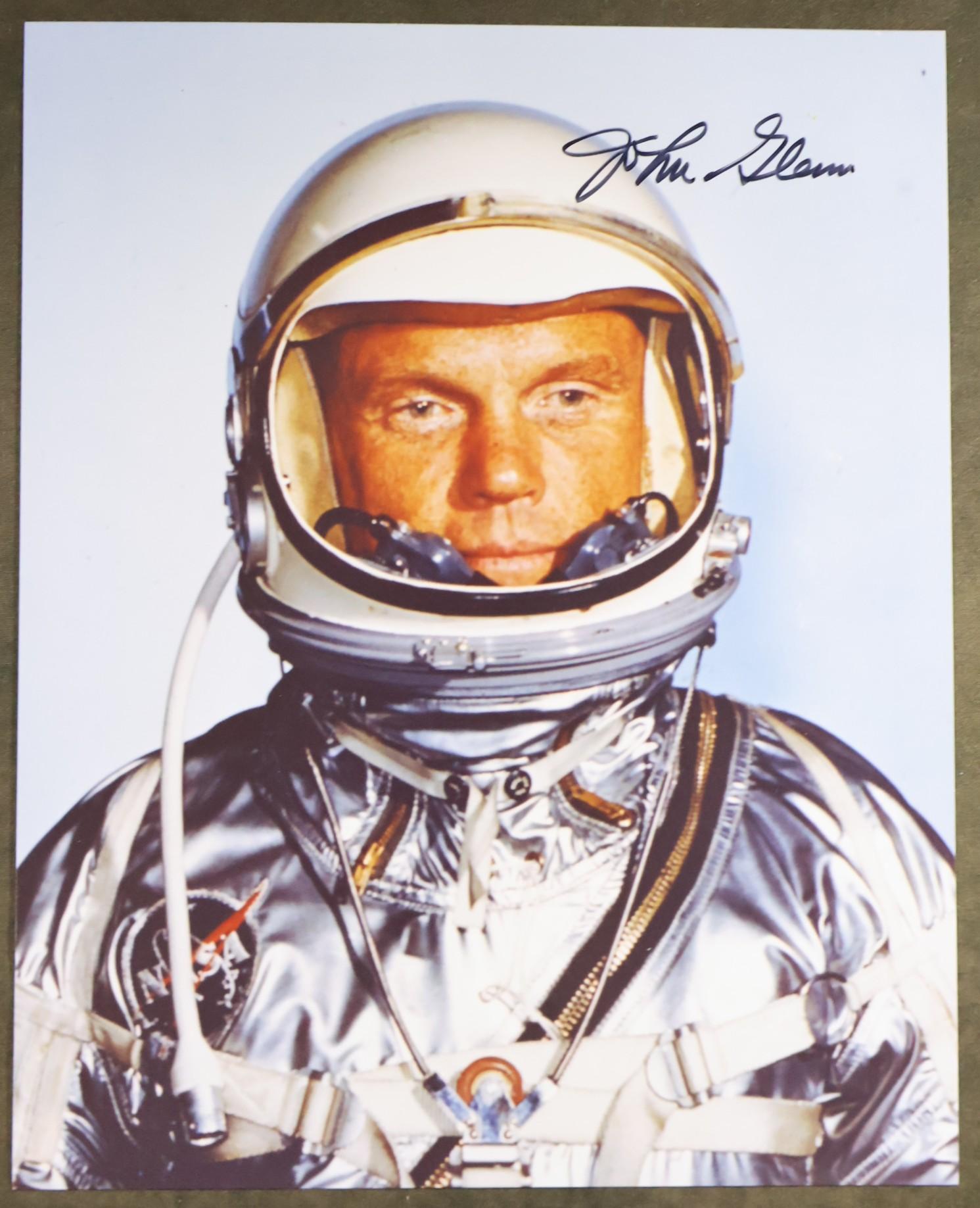 Signed John Glenn Photo